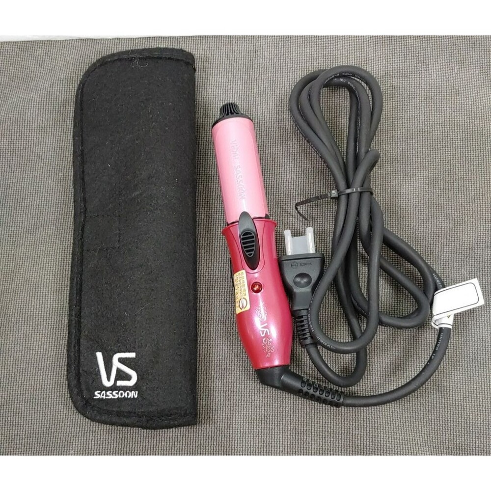 Vidal Sassoon Travel Ceramic Curling Iron Mini Pink